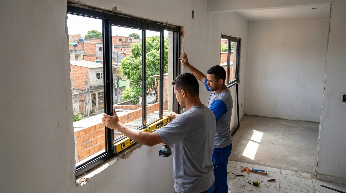 Produção de Portas e Janelas em Betim‑MG