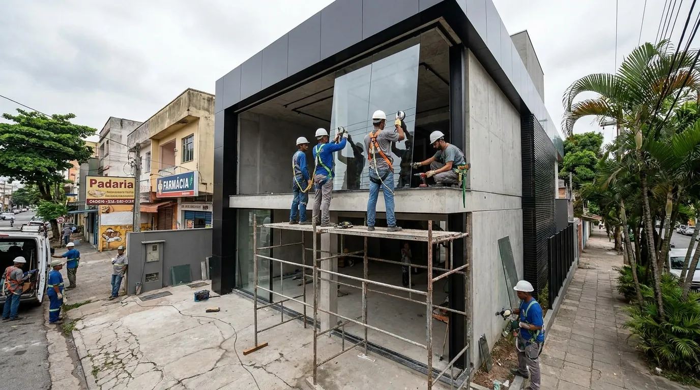 Fachadas para Lojas e Empresas em Betim‑MG
